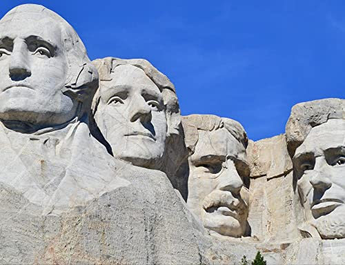hansepuzzle 12576 - Mount Rushmore Puzzle 1000 Teile - Gebäude Puzzle mit hochwertiger Aufbewahrung: Kartonbox und wiederverschließbarem Beutel - Format 60 × 46 cm