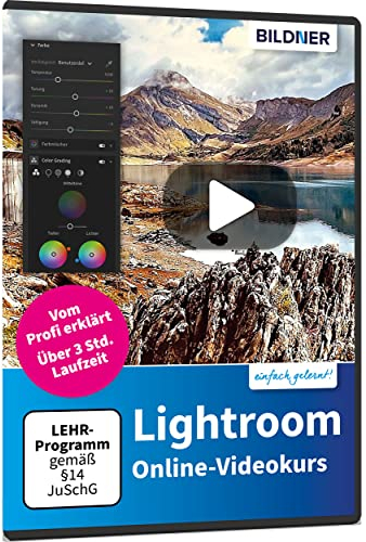 Lightroom - Online-Videokurs, m. 1 Online-Zugang: Die Bildbearbeitungs-Software leicht nachvollziehbar vom Profi erklärt - Videos mit über 3 Stunden Laufzeit - Gutschein-Code für den Kurs als Stream
