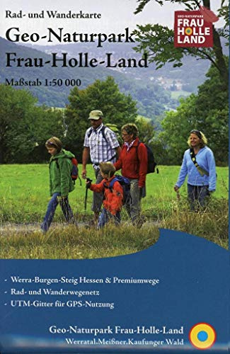 Geo-Naturpark Frau-Holle-Land: Rad- und Wanderkarte (reiß- und wetterfest)