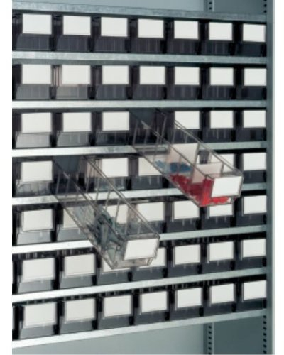 Etiketten weiß Boxenbreite 91mm für Lagerboxen 100Stück