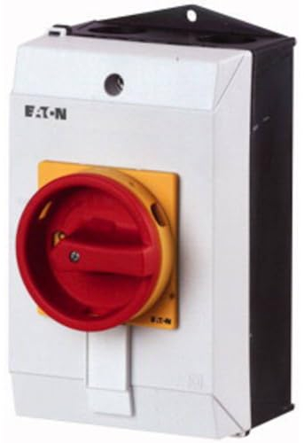 Eaton 207143 Hauptschalter, 2-polig, 20 A, not-aus-Funktion, 90 Grad, abschließbar in 0-Stellung, Aufbau
