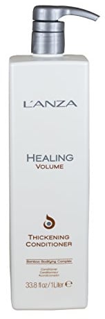 L'ANZA Heilungsvolumen Verdickungskonditionierer (1,000 ml), Verleiht Feinem & Glattem Haar Glanz, Volumen und Fülle, Reich an Bambus-Bodifying-Komplex und Keratin, Volumen Conditioner