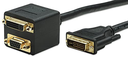 Cavo adattatore sdoppiatore DVI-I a VGA