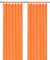 heimtexland ® Dekoschal mit Schlaufen und Kräuselband Uni orange HxB 245x140 Blickdicht Aber Lichtdurchlässig - Vorhang natürlich matt einfarbig - Schlaufenschal Bandschal ÖKOTEX Gardine Typ117