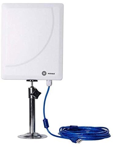 Antena Wifi largo alcance 36dbi 10 metros cable 2w USB con 10 metros de cable baja pérdida de señal