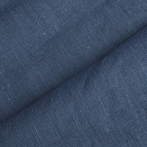 Holmar - Leinen Stoff Meterware - 100% Leinen - vorgewaschen (rauchblau)