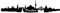 Skyline4u Aufkleber Dresden Skyline mit Sehenswürdigkeiten in 8 Größen und 25 Farben (15x2,9cm schwarz)