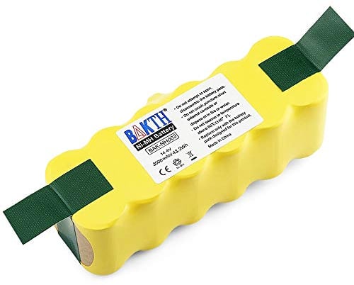 BAKTH 14,4 V 3000 mAh Ni-MH Batteria per Roomba 500 510 520 530 532 533 534 535 540 545 550 552 555 560 562 570 580 581 582 582 582 5 595 600 610 620 630 631 650 660 700 760 770 780 790 800 870 880