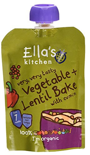 Ella's Kitchen Organic Vegetable Bake with Lentils, 130g