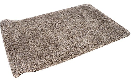 MAGIC CLEAN Schmutzfangmatte Fußmatte 70 cm Braun-Weiss