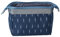 NOVAGO Petite Trousse de Toilette Compacte Pliable, Trousse Maquillage, Pochette cosmétique Style Japonais (Bleu)
