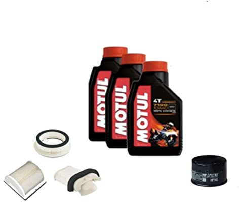 KIT TAGLIANDO YAMAHA TMAX 500 OLIO FILTRI 2004 2005 2006 2007 MOTUL 7100 10W40
