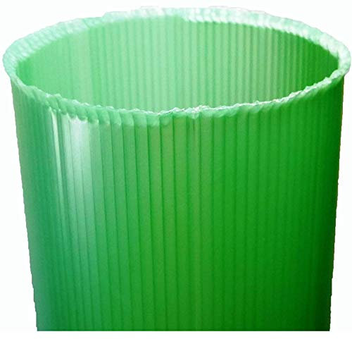 TODOCULTIVO Protector Árbol Perforado y Biselado de 60 cm. de Altura. Pack de 20 Unidades Protección contra Animales de tamaño pequeño y Medio.