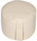 Yogabox Hochwertiges Meditationskissen Rondo Big - Yogakissen extra hoch Bezug und Innenkissen 100% Baumwolle Ø ca. 34 cm, natur