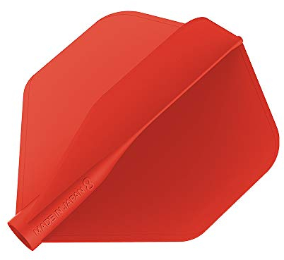 8 Flight Rote No.2 Standard Pro Dart Flights für Dartpfeile