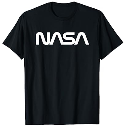 Major Future Weltraumforscher NASA Shop Classic NASA Worm White Logo T-Shirt