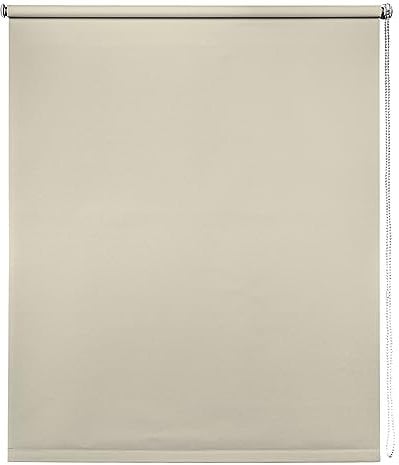 Thermal Blackout Blinds, Natural 115cm (45.27), 165cm Drop - Blackout Roller Blinds For Inside and Outside Recess Fitting - Window Blinds of Multiple Colours and Sizes by New Edge Blinds