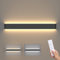 Klighten LED Wandleuchte Dimmbar Innen mit Fernbedienung, Up Down Wandlampe Modern, Für Wohnzimmer Schlafzimmer Badezimmer, 1200-3000Lumen, 3000K-6000K, 30W, 83cm, Schwarz