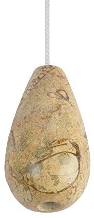 Himalayan Marble Pear Drop Light Pull - Fossilstone