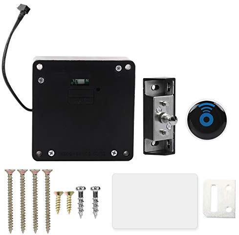 Serrure Électronique d'Armoire, Serrure de Tiroir de Placard Serrure NFC Intelligente, Verrou Électronique Intelligent RFID Carte d'Identité, Verrouillage de Sécurité Lecteur Électronique Invisible