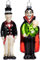 2 Stück mundgeblasenes Glas Vampir Bräutigam Halloween Ornamente für Baumschmuck Hängende Glas Halloween Baumschmuck für Weihnachtsbaum