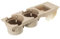 Viviance Auto ABS Material Mittelkonsole Wasserbecherhalter Flaschenhalter kompatibel mit BMW 3er E46 318I 320I 98-06 51168217953 - Beige