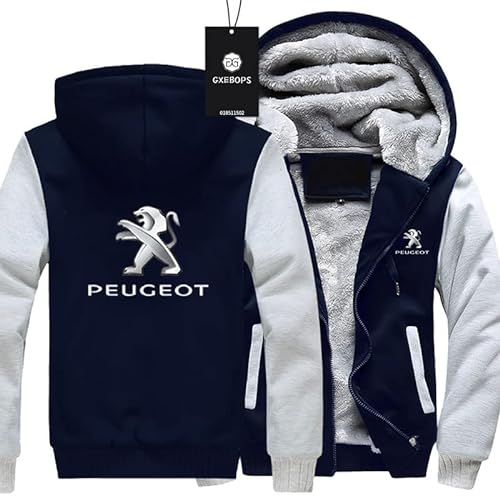 GIOPSQ Thicken Velvet Hoodie Peu-g_eot Printing Cardigan Warme Jacke Männer Frau Casual Sweatshirt Winddichte Daunenjacken Kissenbezug/B/XXL