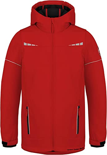 normani Kinder Winterjacke Wasserdichte Softshelljacke Skijacke Übergangsjacke Outdoorjacke mit Kapuze für Junge und Mädchen - Wassersäule: 11.000 mm
