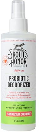 SKOUT'S HONOR Probiotic Dog Deodorizing Spray - Sunkissed Coconut, 8 oz
