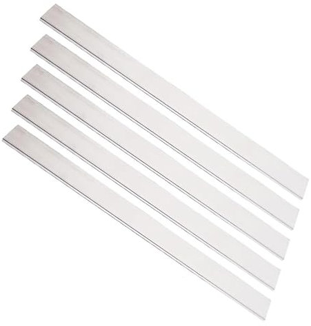DFDPAXL 5 Piezas De Placa Plana De Aluminio De 5 Mm De Espesor, Placa De Aluminio 6061 Chapa De Aluminio Adecuada para Construcción Y Decoración,5×5×500mm