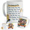 DEREGALOOS Taza Personalizada con nombre para Profesores. Tazas de Desayuno personalizada Profesores. Regalo Original para Profes. Regalo Mejor profe. Regalo fin de curso.
