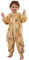 Schlafsack mit Füßen Baby Schlafanzug, Warm Flannel Winterschlafsack Strampler, Winter Schlummersack mit Beinen Ärmeln Pyjamas Kinder Schlafoverall Mädchen Junge Bär 110 3-4 Jahre