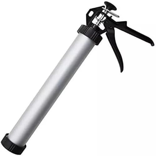 Soudal Manual Sausage Foilpack Gun 400ml Tube Silicone Sealant Applicator Hand Caulking Cartridge Caulk Aluminium Tube Ergonomic Guns Heavy Duty Adhesive Filler Foil