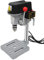 MINRS Tischbohrmaschine 340W Standbohrmaschine Säulenbohrmaschine mit 3 Geschwindigkeiten Einstellbar 1800-8000r/min, 2200-10000r/min, 2600-12000r/min Ständerbohrmaschine für Holz, Metall, Kunststoff