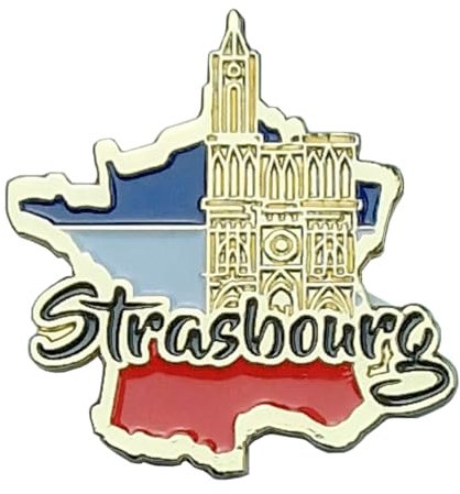 Pin Strasbourg - Straßburg - Frankreich France - Anstecker - 25 x 25 mm