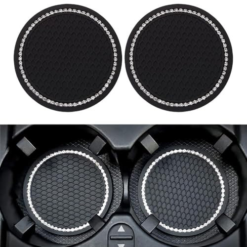 XWSBUDE Car coasters, for VW Tiguan 2011-2015 Car Cup Holder Insert Anti-Slip Shockproof Cup Holders Car Accessories Car Cup Holder Coasters