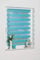 K-home Klemmfix Doppelrollo Madrid ohne Bohren Iceblau 85 x 150 cm (B x L)