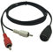 Cnrfeoap Cavo Stereo DIN Femmina 5-Pin a 2 Cavo Maschio, 150 cm, Compatibile con Dispositivi Stereo e Giradischi