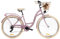Goetze Mood 28 Zoll Damen Citybike, 18 Zoll Rahmen, 7-Gang Kettenschaltung, V-Bremse vorne & hinten, LED-Beleuchtung, Gepäckträger, Komfortsattel, Schutzbleche, Rattankorb mit Stoffeinsatz!