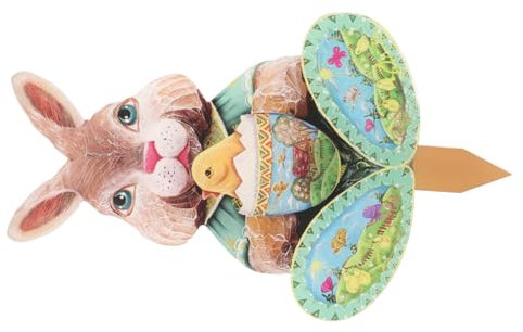 MOBUTOFU Deko-Kaninchen Gartenstecker Aus -Dekoration Für Garten Wetterfest Und Langlebig Niedliches Design Für Frühlingsfeiern Und Gartenpartys