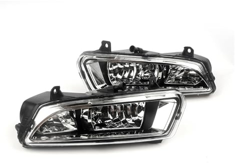 CBXPXVXP Upgrade-Kit for Nebelscheinwerfer an der Frontstoßstange, kompatibel mit VW Polo 2010 2011 2012 2013, Version mit zusätzlichem Nebelscheinwerfer-Set, Schalter und Verkabelung
