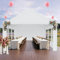 ACXIN Partyzelt 4x6 m mit PE-Plane 170g/m², Pavillon für Garten, Partyzelt wasserdicht mit Seitenteilen & Stahlrahmen, Hochzeitszelt Festzelt - Gartenzelt Zelt Pergola für Hochzeit & Events - Weiß