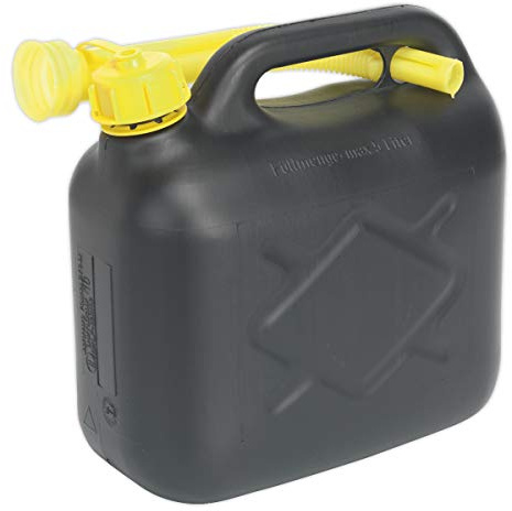 Sealey 5L Fuel Can - Black - JC5B