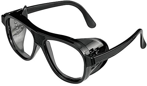Mehrzweckschutzbrille 870PC farblos, Rahmen schw.