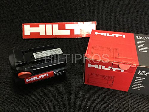 Batterie d'origine Hilti B 36/2,6 Ah, 86,4 Wh, Li-ion, technologie CPC, batterie Li-ion haute performance 36 V a 2600 mAh, utilisée comme présentoir, tout simplement comme neuve.