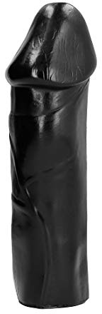 All Black Dildo-AB49 Dildo Schwarz 30 cm