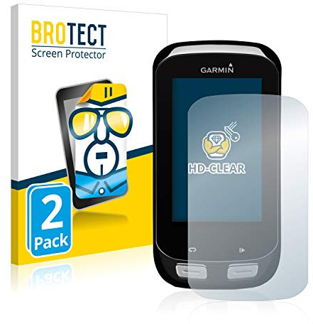 BROTECT Schutzfolie für Garmin Edge 1000 | 2 Stück Transparenter Displayschutz Made in Germany Klare Displayschutz-Folie Clear Einfache Montage Case-Friendly