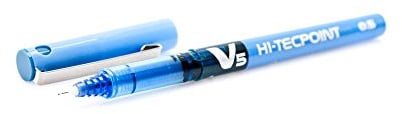 PILOT Hi-Tecpoint V5 Liquid Ink Rollerball Pens Fine Tip Blue Pack of 12