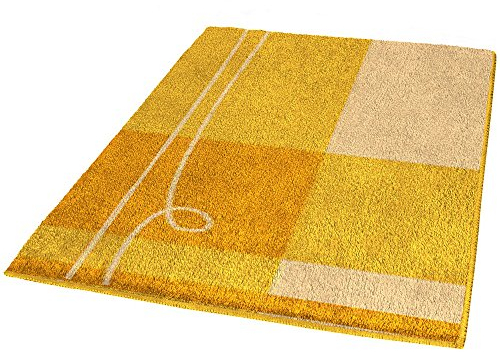 Kleine Wolke 4588573225 Tivoli Badematte aus Polyacryl Kanarienvogel gelb 70 x 120 cm