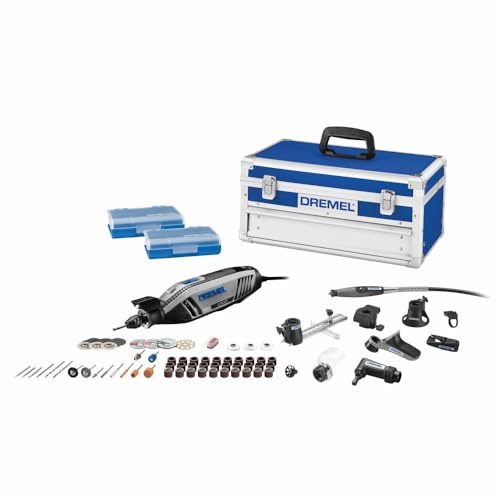 Dremel 4300-9/64 Rotary Tool Kit with Flex Shaft- 9 Attachments & 64 Accessories- Engraver, Router, Sander, and Polisher- Perfect for Grinding, Cutting, Wood Carving, Sanding, Engraving, and Routing